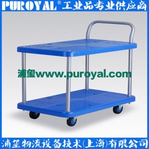 靜音手推車 半靜音PLA200Y-T2 二層車板式