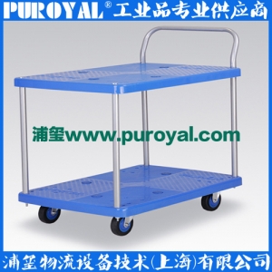 靜音手推車 半靜音PLA150Y-T2 二層車板式