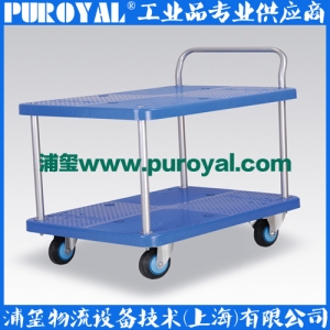 靜音手推車 半靜音PLA300Y-T2 二層車板式