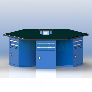 六角工作臺(tái)/鉗工實(shí)訓(xùn)臺(tái)/機(jī)修維修工作臺(tái)