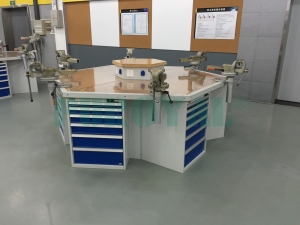 六角工作臺/鉗工實訓臺/機修維修工作臺
