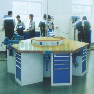六角工作臺/鉗工實訓臺/機修維修工作臺