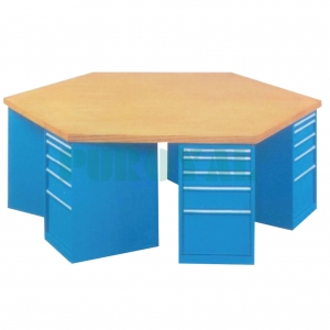 六角工作臺/鉗工實訓(xùn)臺/機(jī)修維修工作臺