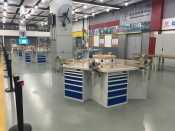 六角工作臺/鉗工實訓臺/機修維修工作臺