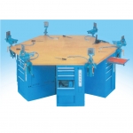 六角工作臺(tái)/鉗工實(shí)訓(xùn)臺(tái)/機(jī)修維修工作臺(tái)